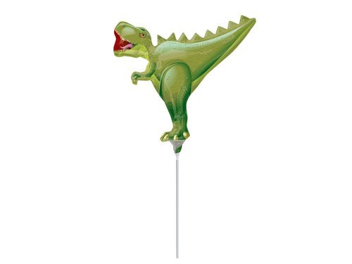 Balon foliowy do patyka T-Rex - 27 cm - 1 szt.