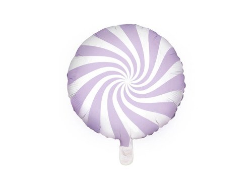 Balon foliowy liliowy Cukierek - 45 cm- 1 szt.