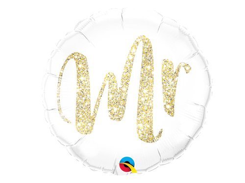 Balon foliowy okrągły Mr - 46 cm