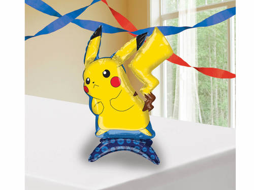 Balon foliowy stojący Pikachu Pokémon - 60 cm - 1 szt.