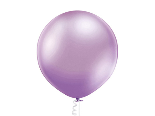 Balon lateksowy Glossy fioletowy - olbrzym 60 cm - 1 szt.