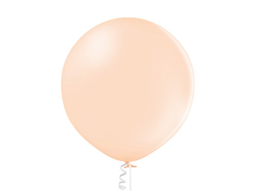 Balon lateksowy pastelowy brzoskwiniowy - gigant 90 cm - 1 szt.