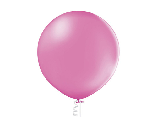 Balon lateksowy pastelowy fuksjowy - gigant 90 cm - 1 szt.