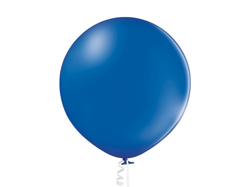 Balon lateksowy pastelowy granatowy - gigant 90 cm - 1 szt.