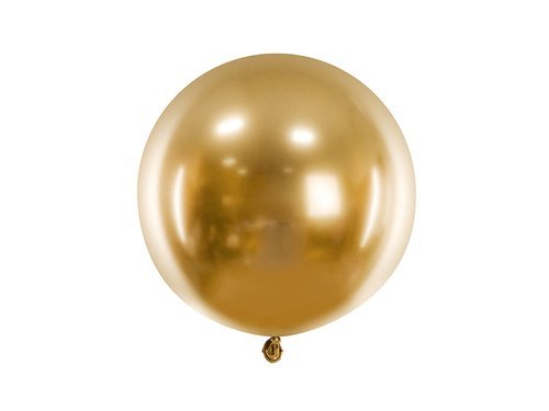Balon olbrzym 60 cm średnicy - Glossy złoty