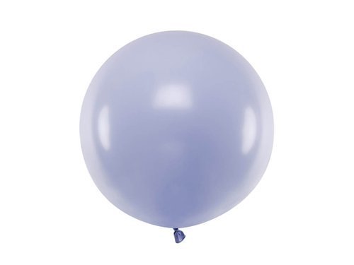 Balon olbrzym 60 cm średnicy - pastelowy liliowy.