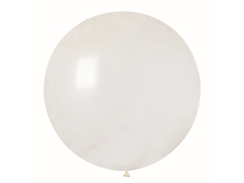 Balon olbrzym 85 cm średnicy - clear / przezroczysty - 1 szt.