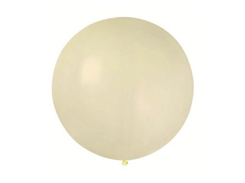 Balon olbrzym 85 cm średnicy - ecry pastel - 1 szt.