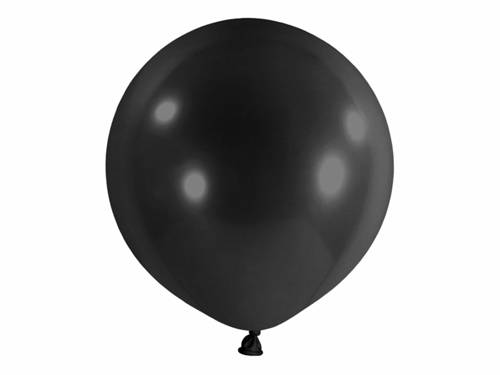 Balony dla dekoratorów lateksowe - czarne - 61 cm - 4 szt.