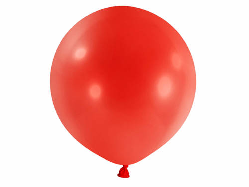 Balony dla dekoratorów lateksowe krystaliczne - czerwone - 60 cm - 4 szt.