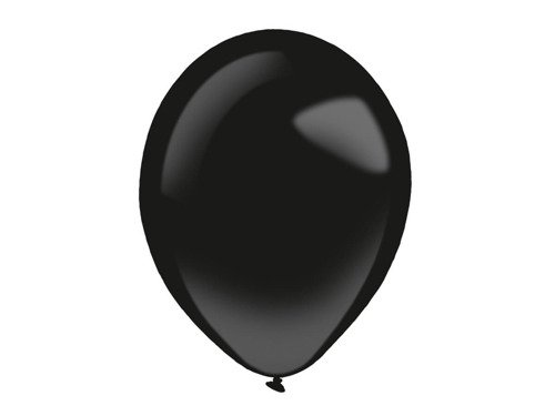 Balony dla dekoratorów lateksowe pastelowe - czarne - 28 cm - 50 szt.