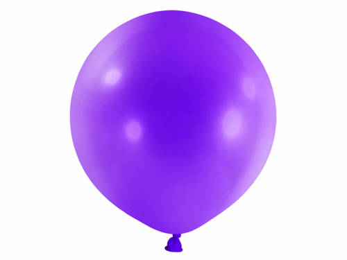 Balony dla dekoratorów lateksowe pastelowe - fioletowe - 60 cm - 4 szt.