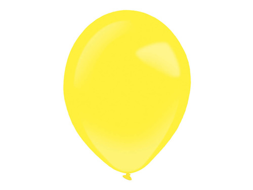 Balony dla dekoratorów lateksowe pastelowe - żółte - 35 cm - 50 szt.