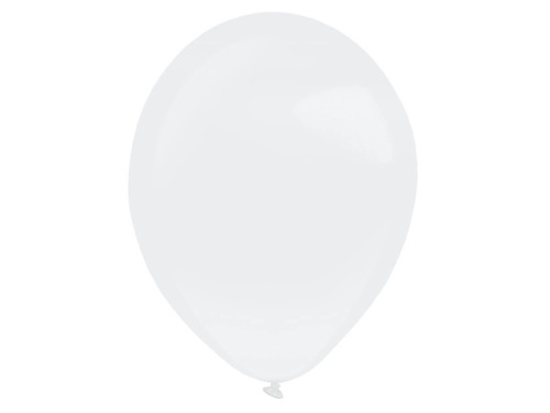 Balony dla dekoratorów lateksowe perłowe - białe - 28 cm - 50 szt.