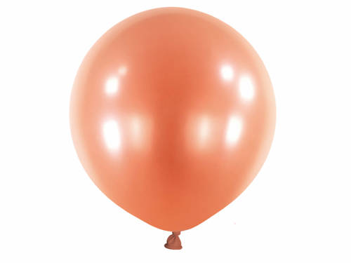 Balony dla dekoratorów lateksowe perłowe - różowe złoto - 60 cm - 4 szt.