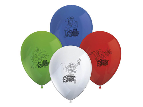 Balony lateksowe Avengers - 28 cm - 8 szt.