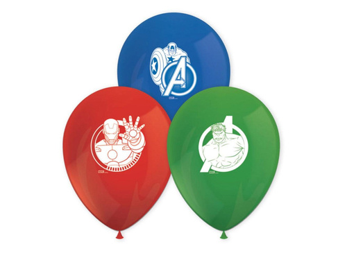 Balony lateksowe Avengers - 28 cm - 8 szt.