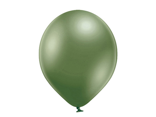 Balony lateksowe Glossy limonkowe - bardzo duże - 50 szt.