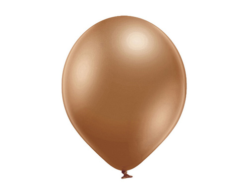 Balony lateksowe Glossy miedziane - bardzo duże - 50 szt.