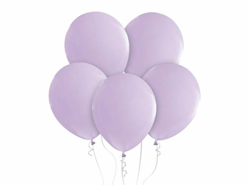 Balony lateksowe makaronowe lawendowe - 30 cm - 10 szt.