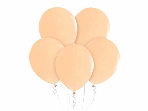 Balony lateksowe makaronowe łososiowe - 30 cm - 10 szt.