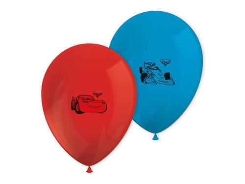 Balony urodzinowe Cars 3 - 28 cm - 8 szt