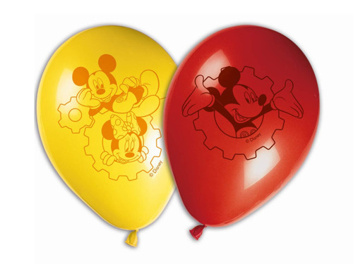 Balony urodzinowe Myszka Mickey - 28 cm - 8 szt
