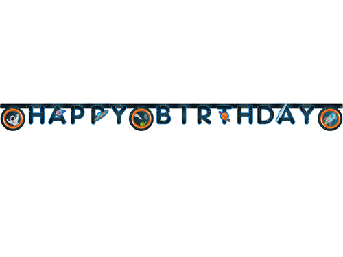 Baner Happy Birthday Kosmos - 1 szt.