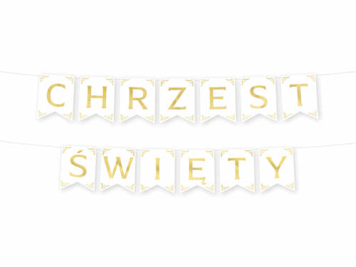 Baner flagi Chrzest Święty - 1,6 m - 1 szt.