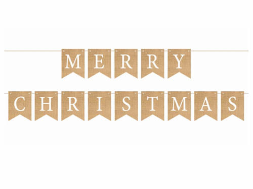 Baner flagi Merry Christmas - 250 cm - 1 szt.