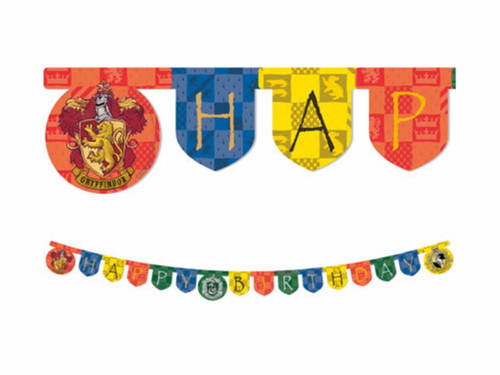 Baner urodzinowy Harry Potter - 200 cm - 1 szt.