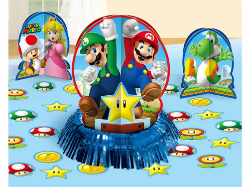 Dekoracje stołu Super Mario - 23 szt.
