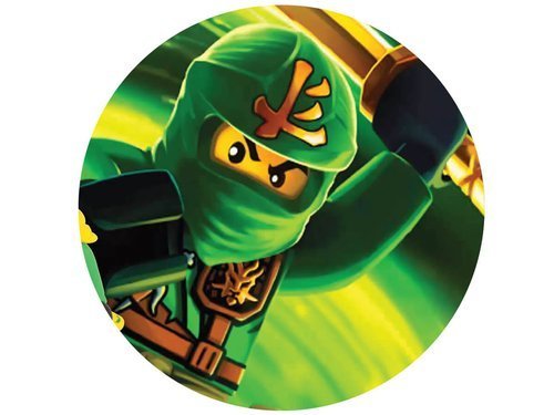 Dekoracyjny opłatek tortowy Ninjago - 20 cm