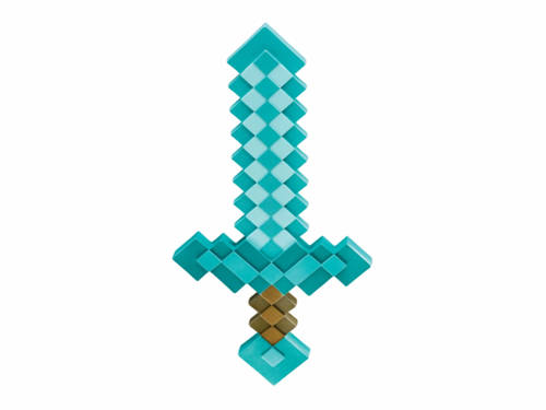 Diamentowy miecz Minecraft turkusowy - 51 cm- 1 szt.