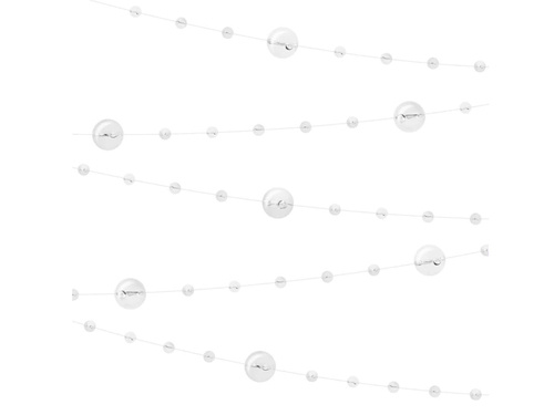 Girlanda perłowa przezroczysta - 650 cm - 1 szt.