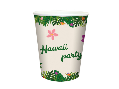 Kubeczki Hawaii Party - 250 ml - 6 szt.