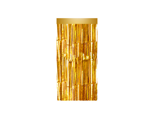 Kurtyna - zasłona na drzwi złota metaliczna - 100 x 200 cm