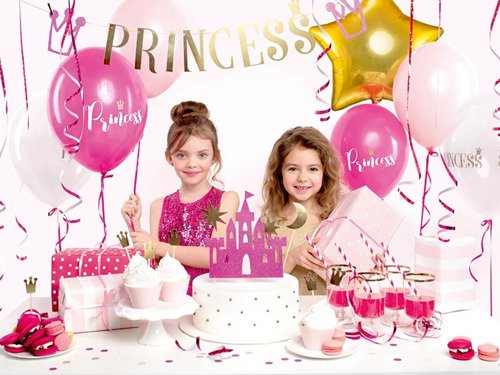 Party Box - Imprezowe Pudełko - Zestaw dekoracji Princess