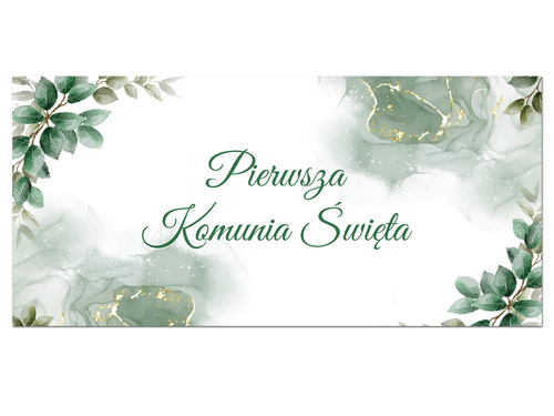 Plakat komunijny - I Komunia Święta - 70x33 cm