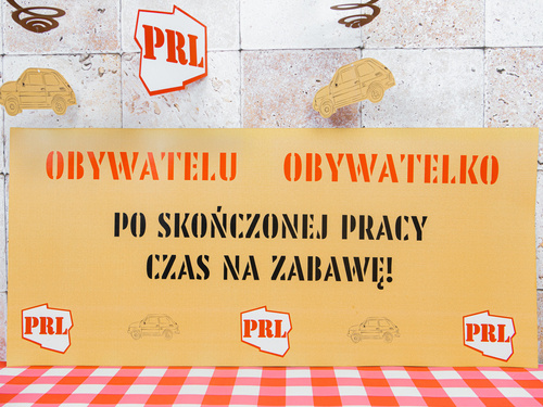 Plakat w motywie PRL - 70x33 cm