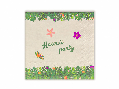 Serwetki Hawaii Party - 33 cm - 20 szt.