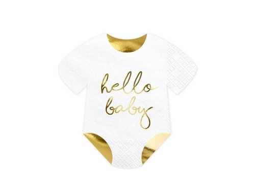 Serwetki Śpioszki Hello Baby - 15 cm - 20 szt.