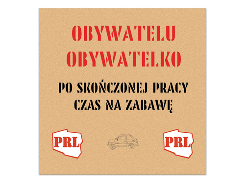 Serwetki urodzinowe PRL - 33 cm - 20 szt.