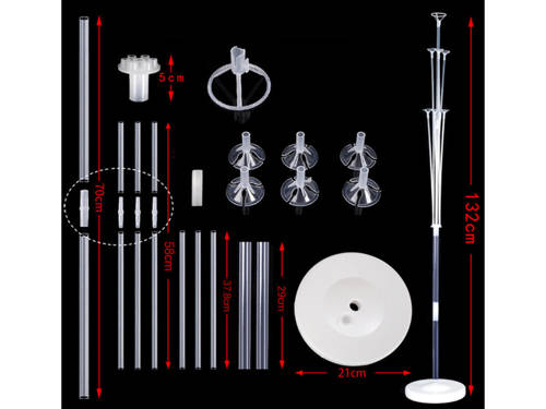 Stojak na balony - 130 cm - 1 szt.