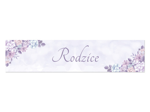 Tablica rejestracyjna Rodzice - 52 x 12 cm - 2 szt.