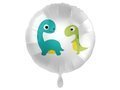 Balon foliowy Wesołe Dinozaury - 45 cm - 1 szt.