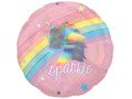 Balon foliowy holograficzny Magiczna Tęcza - 45 cm - 1 szt.