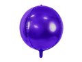 Balon foliowy kula fioletowy - 40 cm - 1 szt.