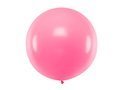 Balon olbrzym 1 m średnicy - różowy pastel.