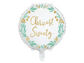 Balony foliowy okrągły Chrzest Święty - 35 cm - 1 szt.